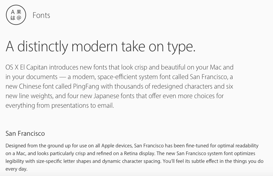 Apple San Francisco Font Windows